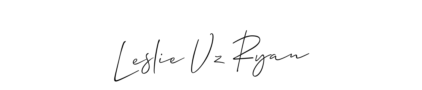 Make a beautiful signature design for name Leslie Vz Ryan. Use this online signature maker to create a handwritten signature for free. Leslie Vz Ryan signature style 2 images and pictures png