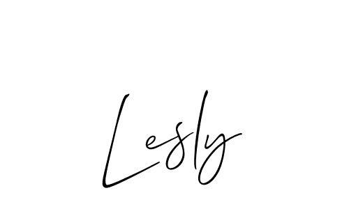 Make a beautiful signature design for name Lesly. Use this online signature maker to create a handwritten signature for free. Lesly signature style 2 images and pictures png