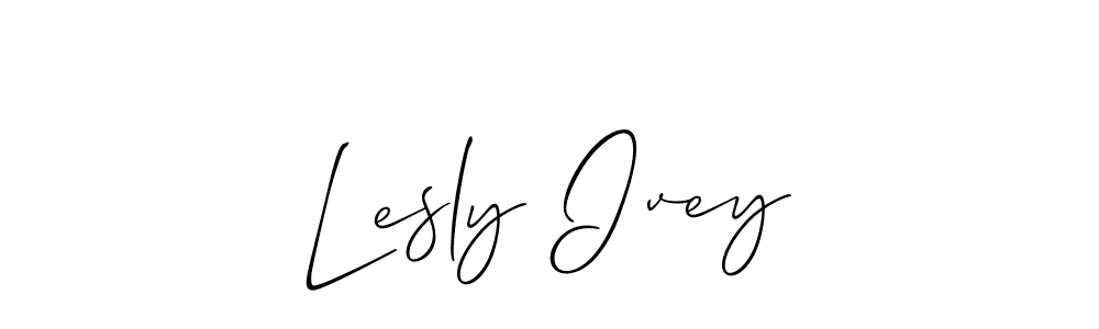 Also You can easily find your signature by using the search form. We will create Lesly Ivey name handwritten signature images for you free of cost using Allison_Script sign style. Lesly Ivey signature style 2 images and pictures png