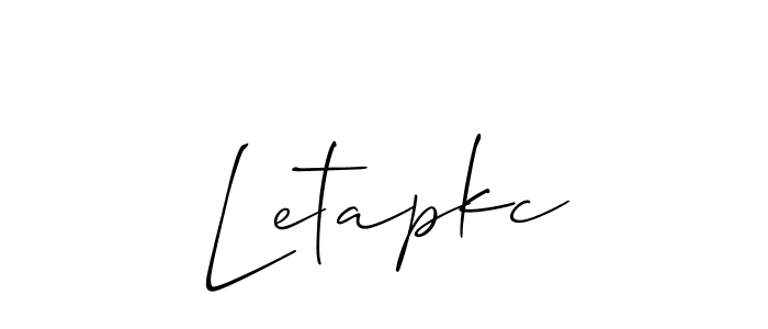 Make a beautiful signature design for name Letapkc. Use this online signature maker to create a handwritten signature for free. Letapkc signature style 2 images and pictures png