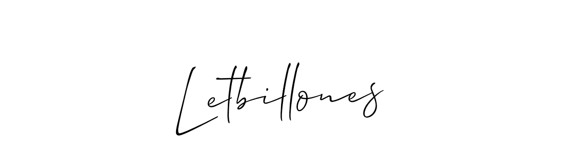 Similarly Allison_Script is the best handwritten signature design. Signature creator online .You can use it as an online autograph creator for name Letbillones. Letbillones signature style 2 images and pictures png