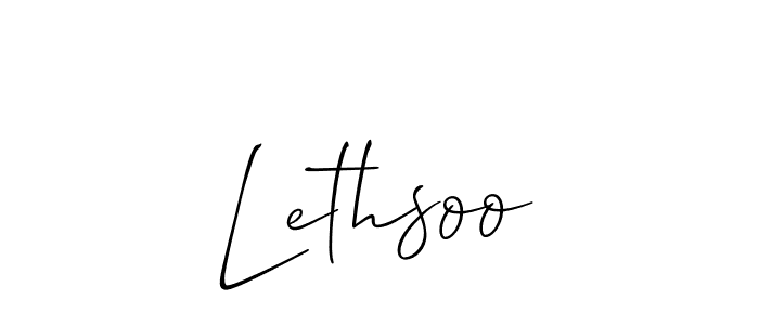Here are the top 10 professional signature styles for the name Lethsoo. These are the best autograph styles you can use for your name. Lethsoo signature style 2 images and pictures png