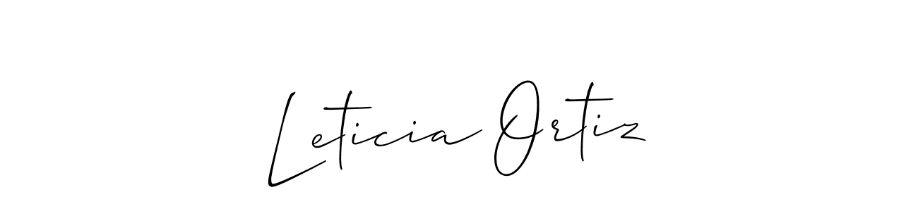 Make a beautiful signature design for name Leticia Ortiz. Use this online signature maker to create a handwritten signature for free. Leticia Ortiz signature style 2 images and pictures png