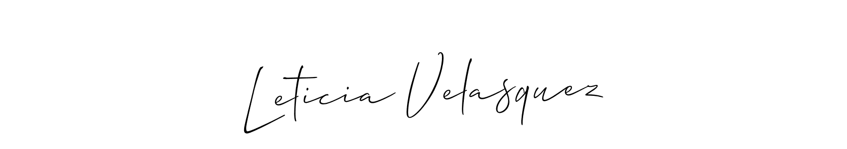 This is the best signature style for the Leticia Velasquez name. Also you like these signature font (Allison_Script). Mix name signature. Leticia Velasquez signature style 2 images and pictures png