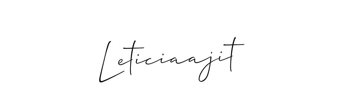 How to Draw Leticiaajit signature style? Allison_Script is a latest design signature styles for name Leticiaajit. Leticiaajit signature style 2 images and pictures png