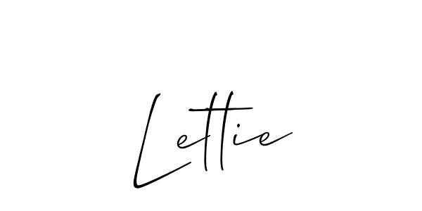 Also we have Lettie name is the best signature style. Create professional handwritten signature collection using Allison_Script autograph style. Lettie signature style 2 images and pictures png