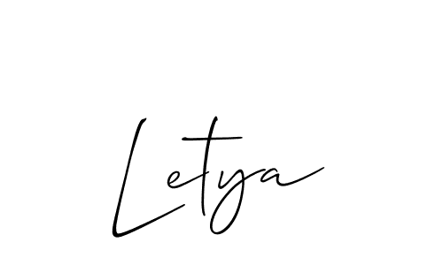 Make a beautiful signature design for name Letya. Use this online signature maker to create a handwritten signature for free. Letya signature style 2 images and pictures png