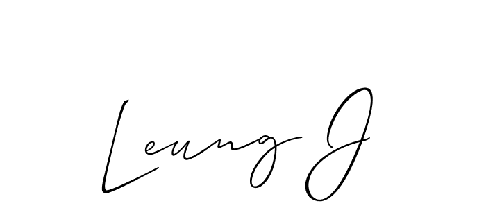 You can use this online signature creator to create a handwritten signature for the name Leung J. This is the best online autograph maker. Leung J signature style 2 images and pictures png