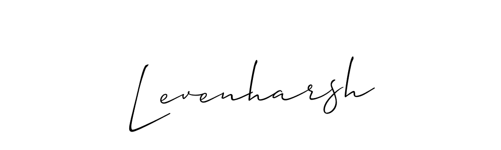 You can use this online signature creator to create a handwritten signature for the name Levenharsh. This is the best online autograph maker. Levenharsh signature style 2 images and pictures png