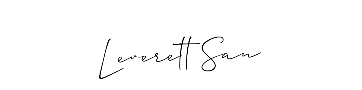 See photos of Leverett San official signature by Spectra . Check more albums & portfolios. Read reviews & check more about Allison_Script font. Leverett San signature style 2 images and pictures png