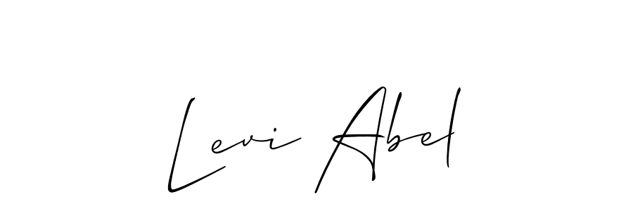 It looks lik you need a new signature style for name Levi Abel. Design unique handwritten (Allison_Script) signature with our free signature maker in just a few clicks. Levi Abel signature style 2 images and pictures png