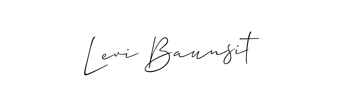 The best way (Allison_Script) to make a short signature is to pick only two or three words in your name. The name Levi Baunsit include a total of six letters. For converting this name. Levi Baunsit signature style 2 images and pictures png