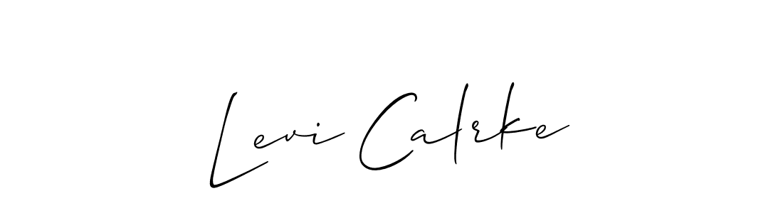 Also You can easily find your signature by using the search form. We will create Levi Calrke name handwritten signature images for you free of cost using Allison_Script sign style. Levi Calrke signature style 2 images and pictures png