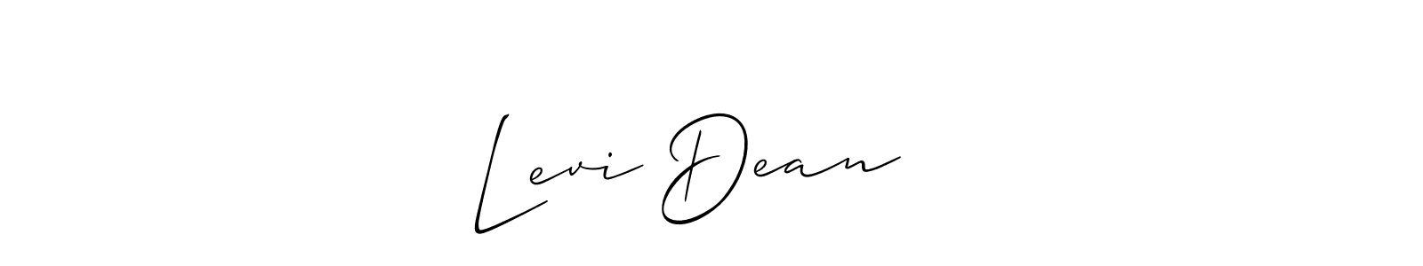 Similarly Allison_Script is the best handwritten signature design. Signature creator online .You can use it as an online autograph creator for name Levi Dean ⭐️. Levi Dean ⭐️ signature style 2 images and pictures png