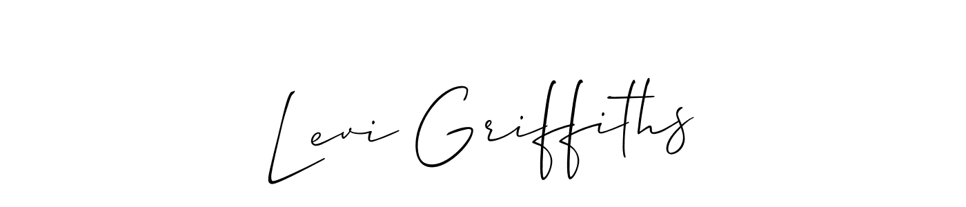 Similarly Allison_Script is the best handwritten signature design. Signature creator online .You can use it as an online autograph creator for name Levi Griffiths. Levi Griffiths signature style 2 images and pictures png