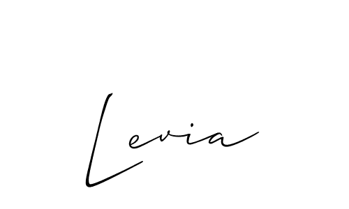How to Draw Levia signature style? Allison_Script is a latest design signature styles for name Levia. Levia signature style 2 images and pictures png