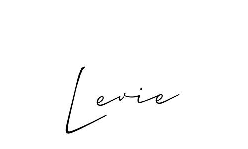 How to make Levie signature? Allison_Script is a professional autograph style. Create handwritten signature for Levie name. Levie signature style 2 images and pictures png
