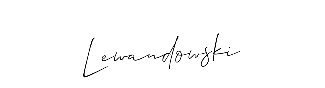 Use a signature maker to create a handwritten signature online. With this signature software, you can design (Allison_Script) your own signature for name Lewandowski. Lewandowski signature style 2 images and pictures png
