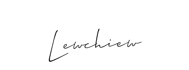 Best and Professional Signature Style for Lewchiew. Allison_Script Best Signature Style Collection. Lewchiew signature style 2 images and pictures png