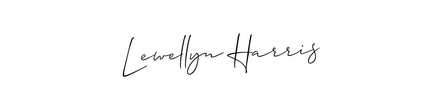 This is the best signature style for the Lewellyn Harris name. Also you like these signature font (Allison_Script). Mix name signature. Lewellyn Harris signature style 2 images and pictures png
