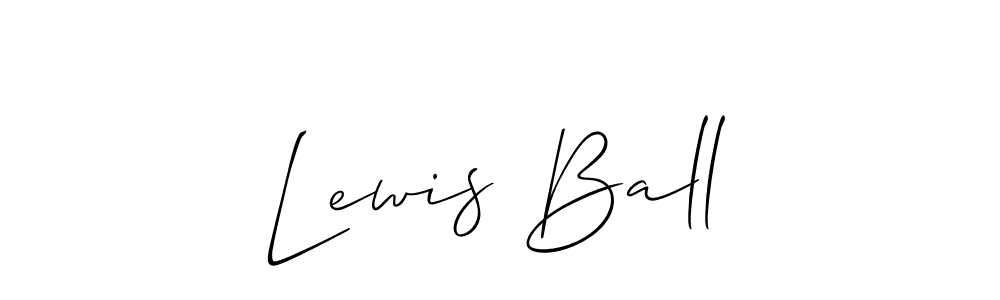 Similarly Allison_Script is the best handwritten signature design. Signature creator online .You can use it as an online autograph creator for name Lewis Ball. Lewis Ball signature style 2 images and pictures png