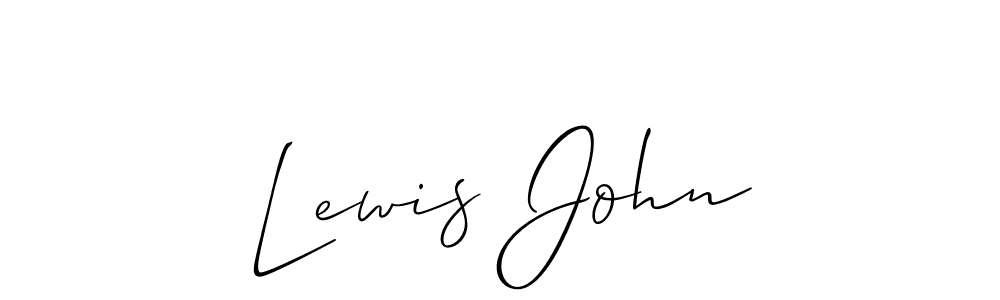 How to Draw Lewis John signature style? Allison_Script is a latest design signature styles for name Lewis John. Lewis John signature style 2 images and pictures png
