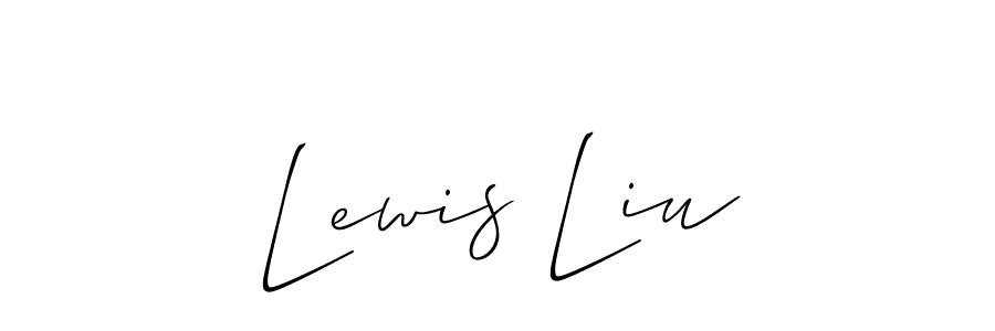 This is the best signature style for the Lewis Liu name. Also you like these signature font (Allison_Script). Mix name signature. Lewis Liu signature style 2 images and pictures png