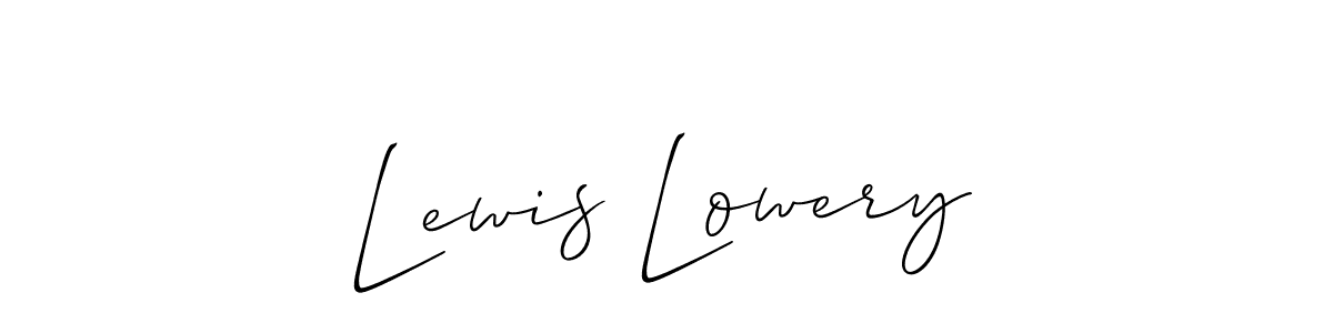 Best and Professional Signature Style for Lewis Lowery. Allison_Script Best Signature Style Collection. Lewis Lowery signature style 2 images and pictures png