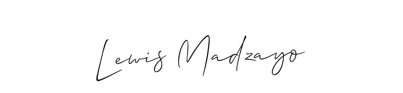 Make a beautiful signature design for name Lewis Madzayo. Use this online signature maker to create a handwritten signature for free. Lewis Madzayo signature style 2 images and pictures png