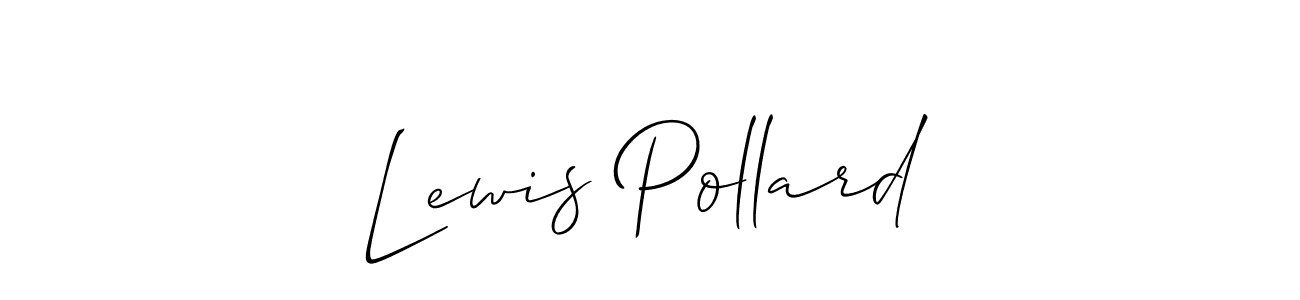 The best way (Allison_Script) to make a short signature is to pick only two or three words in your name. The name Lewis Pollard include a total of six letters. For converting this name. Lewis Pollard signature style 2 images and pictures png