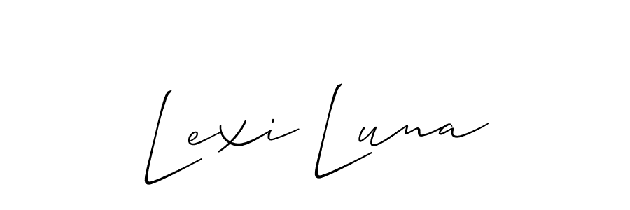 This is the best signature style for the Lexi Luna name. Also you like these signature font (Allison_Script). Mix name signature. Lexi Luna signature style 2 images and pictures png