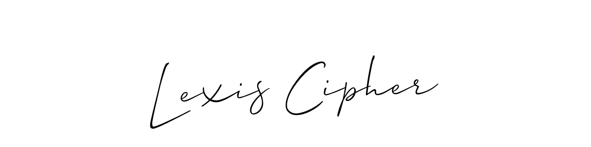 Make a beautiful signature design for name Lexis Cipher. Use this online signature maker to create a handwritten signature for free. Lexis Cipher signature style 2 images and pictures png