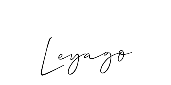 Once you've used our free online signature maker to create your best signature Allison_Script style, it's time to enjoy all of the benefits that Leyago name signing documents. Leyago signature style 2 images and pictures png