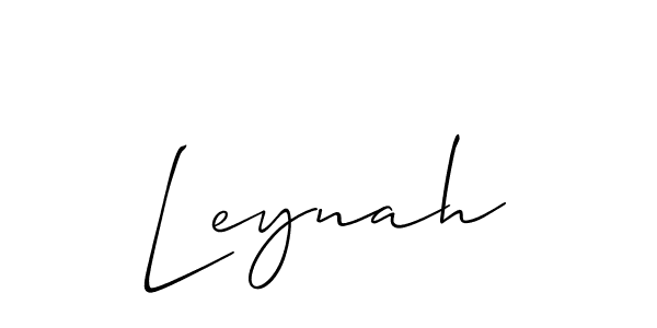 You should practise on your own different ways (Allison_Script) to write your name (Leynah) in signature. don't let someone else do it for you. Leynah signature style 2 images and pictures png