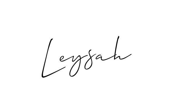 Create a beautiful signature design for name Leysah. With this signature (Allison_Script) fonts, you can make a handwritten signature for free. Leysah signature style 2 images and pictures png