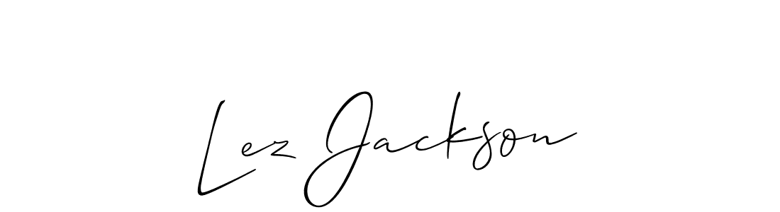 See photos of Lez Jackson official signature by Spectra . Check more albums & portfolios. Read reviews & check more about Allison_Script font. Lez Jackson signature style 2 images and pictures png