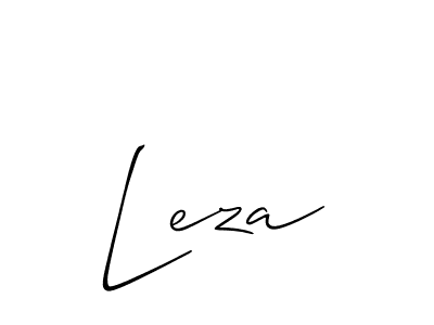 Also we have Leza name is the best signature style. Create professional handwritten signature collection using Allison_Script autograph style. Leza signature style 2 images and pictures png