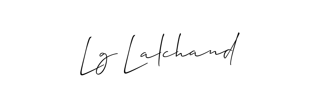 Make a beautiful signature design for name Lg Lalchand. Use this online signature maker to create a handwritten signature for free. Lg Lalchand signature style 2 images and pictures png