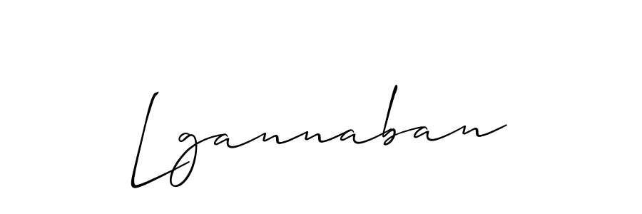if you are searching for the best signature style for your name Lgannaban. so please give up your signature search. here we have designed multiple signature styles  using Allison_Script. Lgannaban signature style 2 images and pictures png