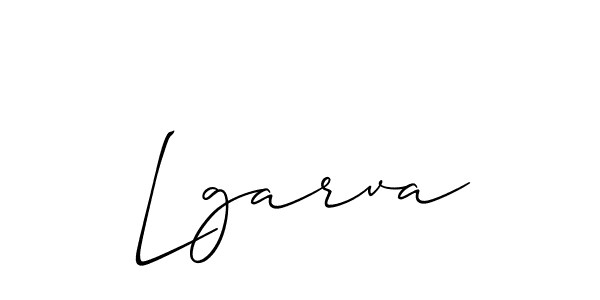 The best way (Allison_Script) to make a short signature is to pick only two or three words in your name. The name Lgarva include a total of six letters. For converting this name. Lgarva signature style 2 images and pictures png