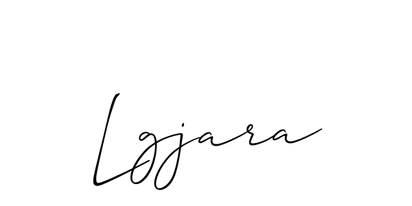 Also You can easily find your signature by using the search form. We will create Lgjara name handwritten signature images for you free of cost using Allison_Script sign style. Lgjara signature style 2 images and pictures png