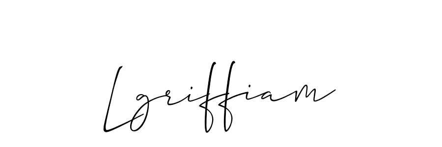 Similarly Allison_Script is the best handwritten signature design. Signature creator online .You can use it as an online autograph creator for name Lgriffiam. Lgriffiam signature style 2 images and pictures png