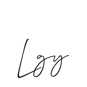 Make a short Lgy signature style. Manage your documents anywhere anytime using Allison_Script. Create and add eSignatures, submit forms, share and send files easily. Lgy signature style 2 images and pictures png
