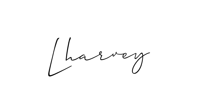 if you are searching for the best signature style for your name Lharvey. so please give up your signature search. here we have designed multiple signature styles  using Allison_Script. Lharvey signature style 2 images and pictures png