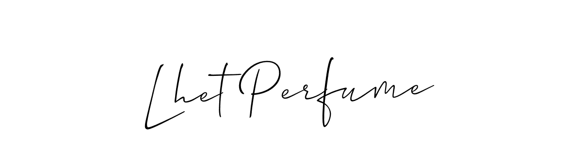 Best and Professional Signature Style for Lhet Perfume. Allison_Script Best Signature Style Collection. Lhet Perfume signature style 2 images and pictures png