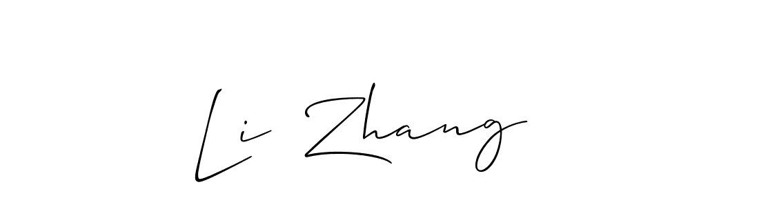 Once you've used our free online signature maker to create your best signature Allison_Script style, it's time to enjoy all of the benefits that Li  Zhang   name signing documents. Li  Zhang   signature style 2 images and pictures png