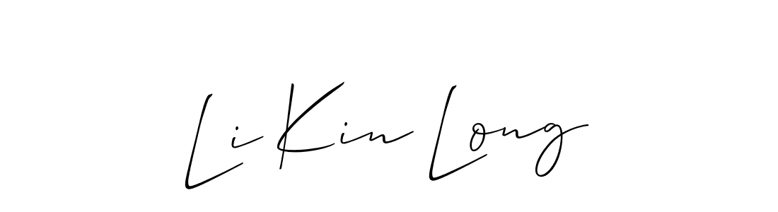 Also we have Li Kin Long name is the best signature style. Create professional handwritten signature collection using Allison_Script autograph style. Li Kin Long signature style 2 images and pictures png