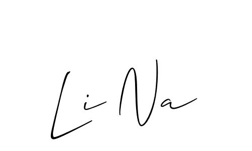This is the best signature style for the Li Na name. Also you like these signature font (Allison_Script). Mix name signature. Li Na signature style 2 images and pictures png
