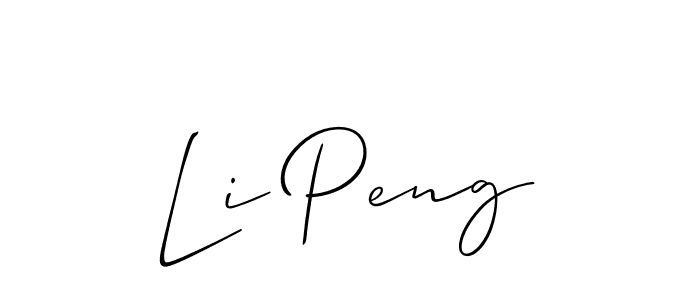 Once you've used our free online signature maker to create your best signature Allison_Script style, it's time to enjoy all of the benefits that Li Peng name signing documents. Li Peng signature style 2 images and pictures png