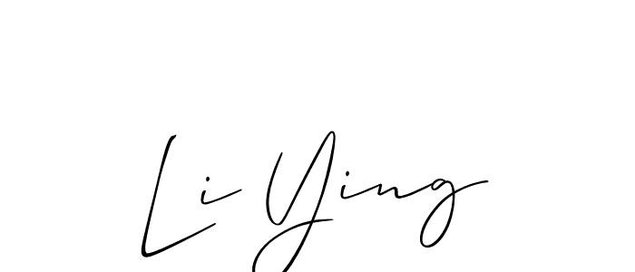 How to Draw Li Ying signature style? Allison_Script is a latest design signature styles for name Li Ying. Li Ying signature style 2 images and pictures png